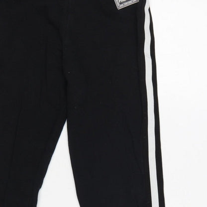 Pineapple Girls Black 11-12 Years Jogger Sweatpants Side Stripe