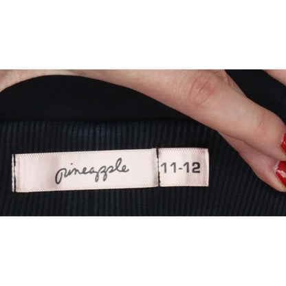 Pineapple Girls Black 11-12 Years Jogger Sweatpants Side Stripe