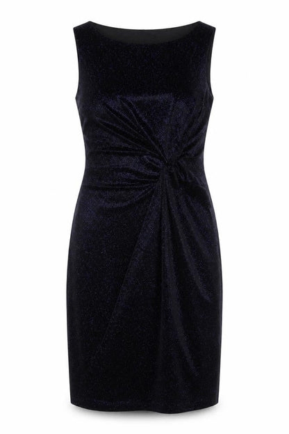 M&Co Women’s Blue Glitter Bodycon Knee Length Party Dress UK 12