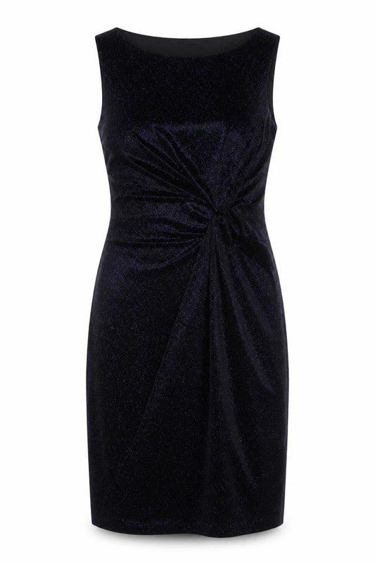M&Co Women’s Blue Glitter Bodycon Knee Length Party Dress UK 12