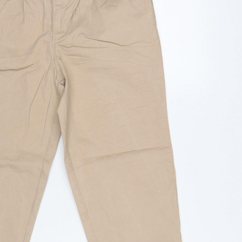 ASOS DESIGN Women’s Beige Petite UK 6 Tapered Chino Trousers