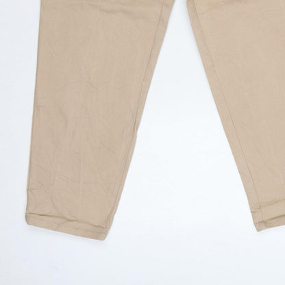 ASOS DESIGN Women’s Beige Petite UK 6 Tapered Chino Trousers
