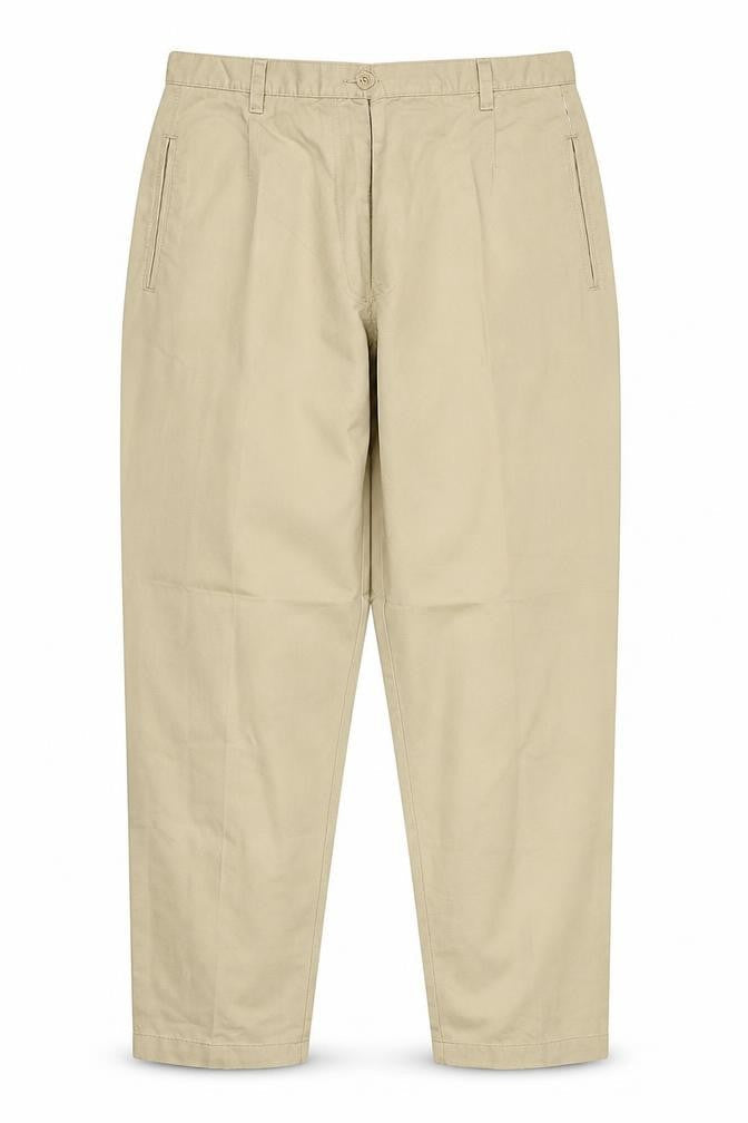 Softal Process Women’s Beige Chino Trousers Size 18 Cotton Tapered