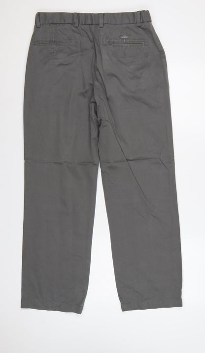 Marks & Spencer Men’s Grey 34/30 Blue Harbour Classic Chino Trousers