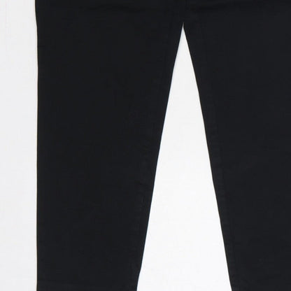 Marks and Spencer Women’s Black Size 12 Tapered Work Trousers
