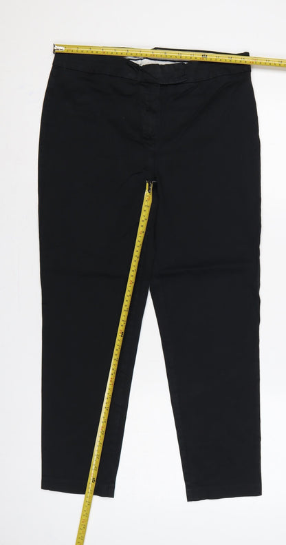 Marks and Spencer Women’s Black Size 12 Tapered Work Trousers