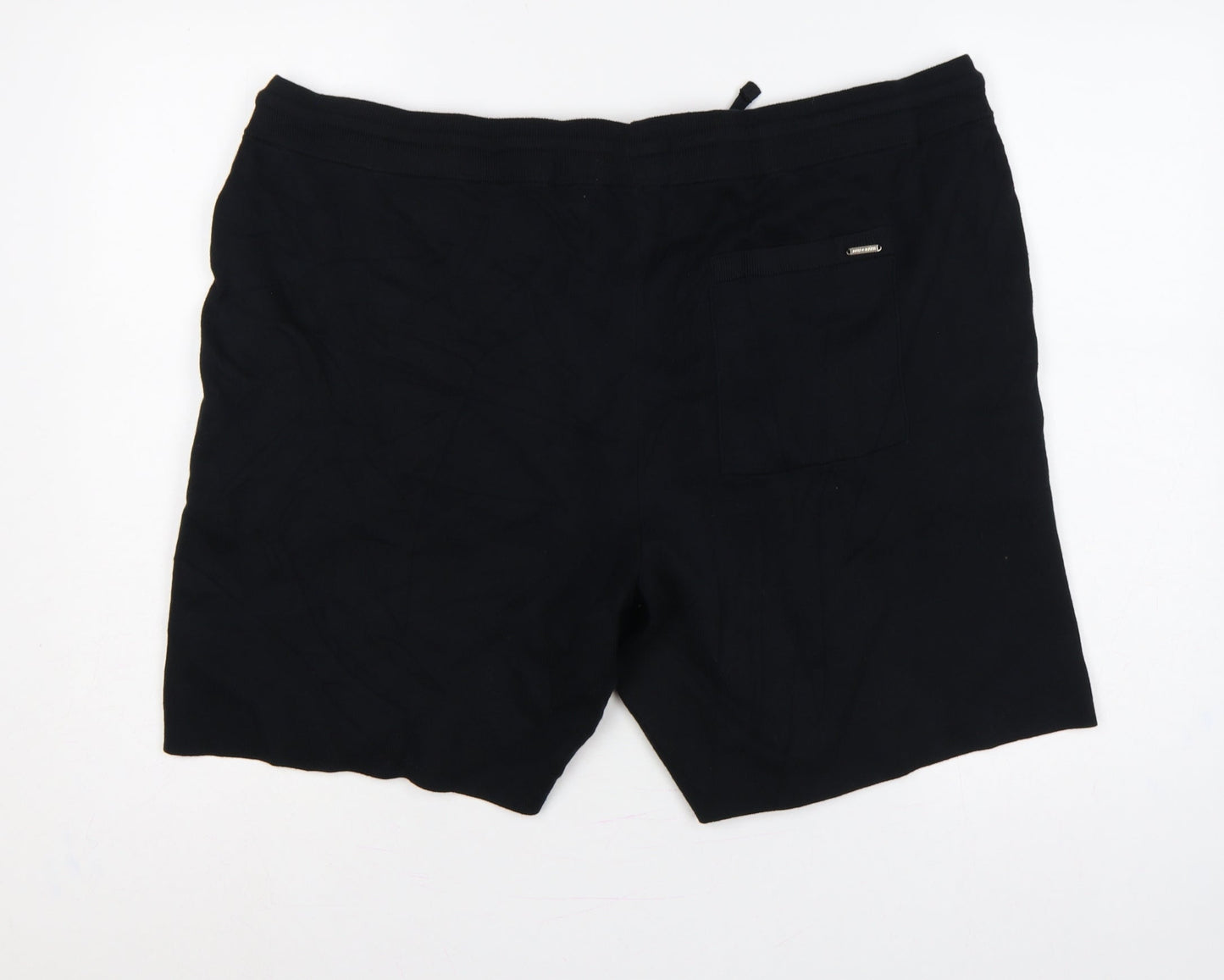 Autograph Men’s Black 3XL Cotton Modal Drawstring Sweat Shorts