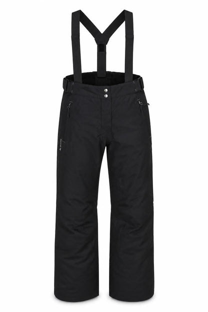 Quechua Men’s Black S Snow Pants Ski Trousers Braces Insulated