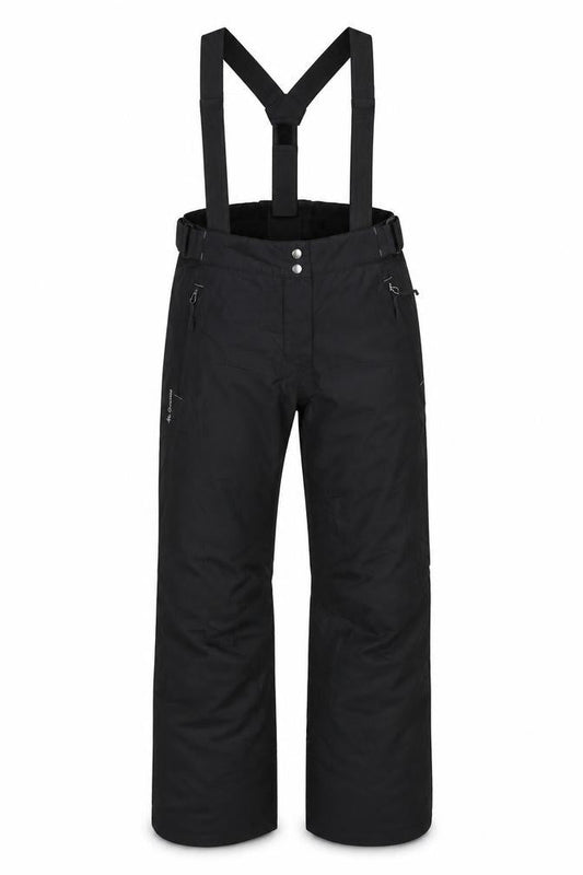 Quechua Men’s Black S Snow Pants Ski Trousers Braces Insulated
