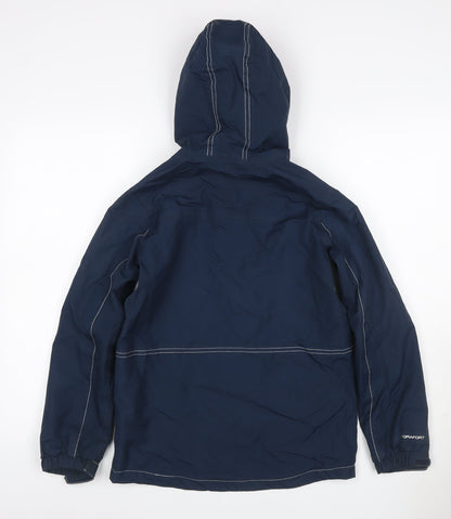 Regatta Boys Blue 11-12 Years Hooded Waterproof Rain Jacket