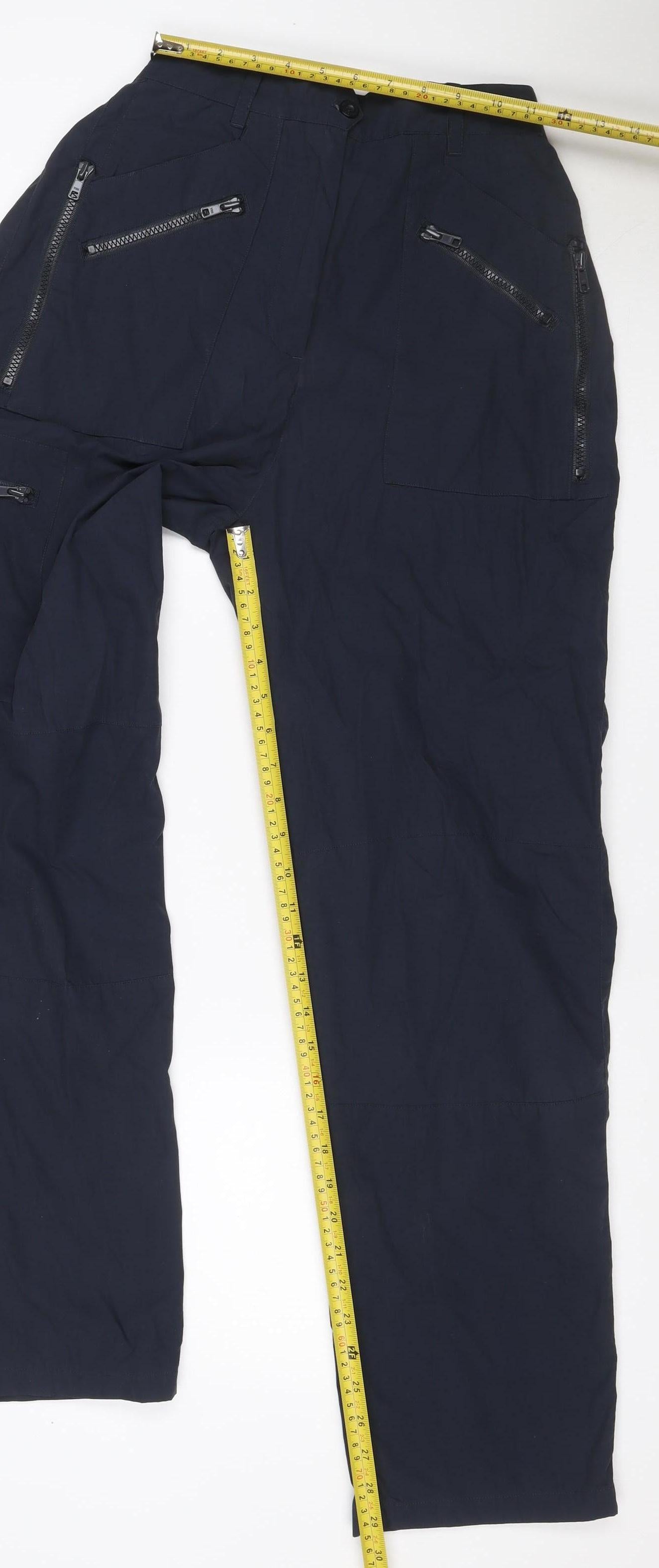 Trespass Men’s Blue S Snow Pants Waterproof Zip Pocket Trousers