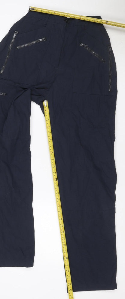Trespass Men’s Blue S Snow Pants Waterproof Zip Pocket Trousers