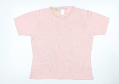 Honor Millburn at EWM Women’s Pink Size 14 Cable Knit Beaded Jumper