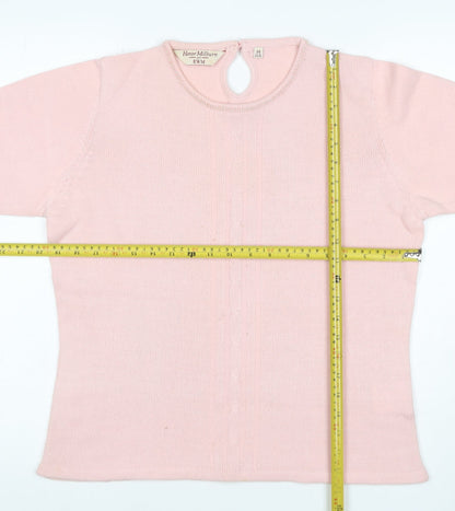 Honor Millburn at EWM Women’s Pink Size 14 Cable Knit Beaded Jumper