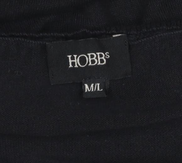 Hobbs Women Black Size M Basic Knit V-Neck Sleeveless Tank Top
