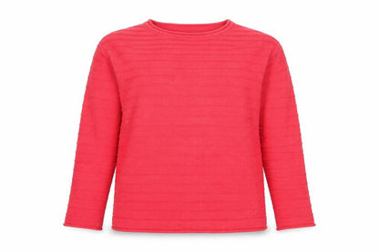 Front view of Crew Clothing Pink, size 14, Cotton Blend Crew Neck Jumper