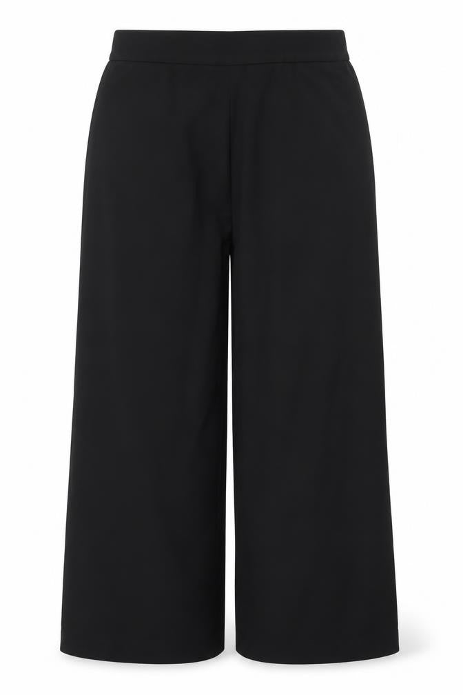 Marks and Spencer Women Black Size 16 Short Straight Leg Trousers
