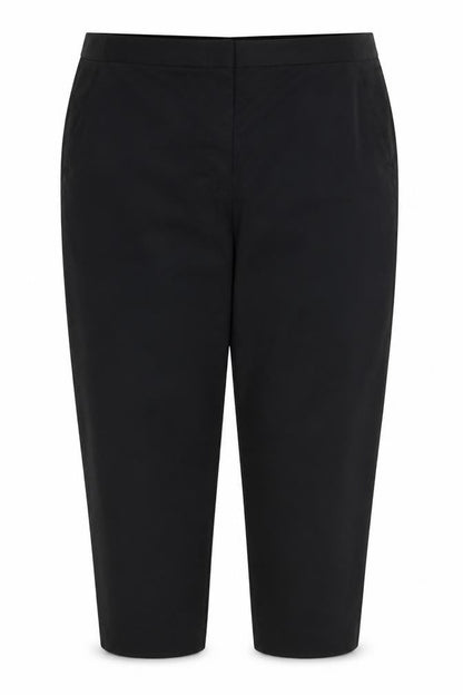 Marks & Spencer Women's Black UK 20 Regular Straight Stretch Trousers