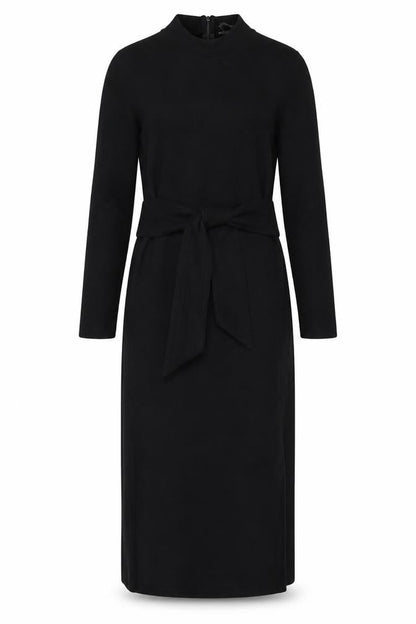 Marks & Spencer Women’s Black UK 10 Jersey Long Sleeve Sheath Dress