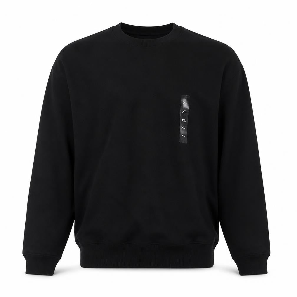 Marks & Spencer Men's Black XL Extra Fine Merino Wool Crew Neck Jumper