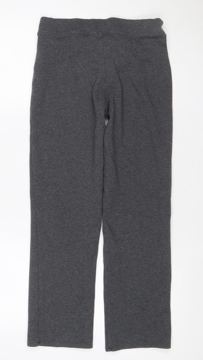 Marks and Spencer Teens Grey Size 12 Cotton Blend Jogger Trousers