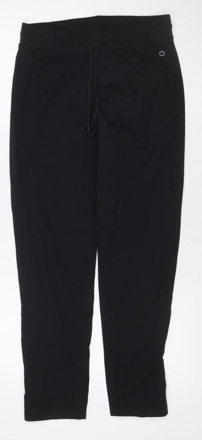 M&S Goodmove Women’s Black S Tapered Jogger Activewear Trousers
