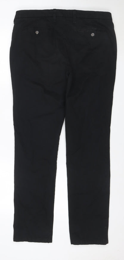 Marks and Spencer Men’s Black Slim Chino Trousers Size 36/33