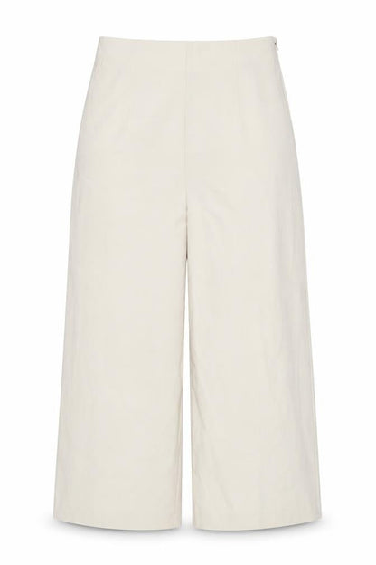 Zara Women Beige XXL UK 18 Wide-Leg Tailored Stretch Trousers