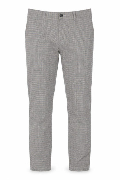 Topman Men’s Grey Check Stretch Skinny Trousers W32 L30