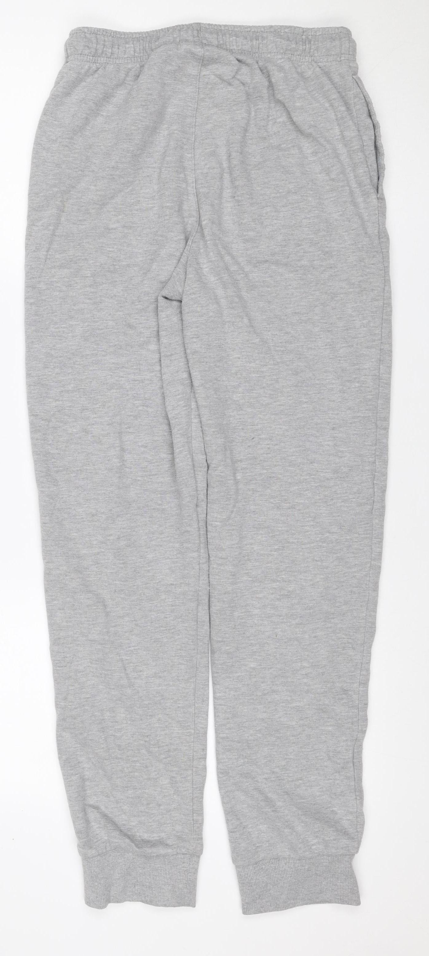 Converse Boys Grey Jogger Sweatpants 14 Years Cotton Blend Drawstring