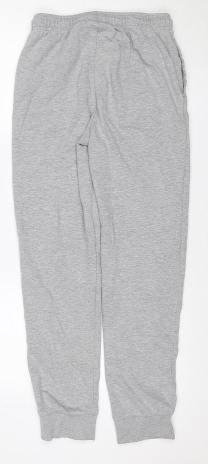 Converse Boys Grey Jogger Sweatpants 14 Years Cotton Blend Drawstring