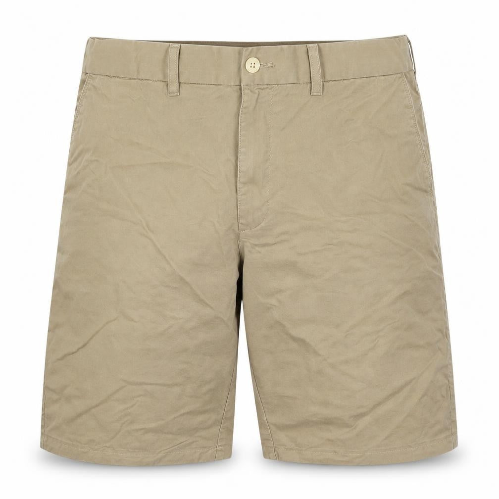 Marks and Spencer Men’s Beige W36 Cotton Chino Shorts Flat Front