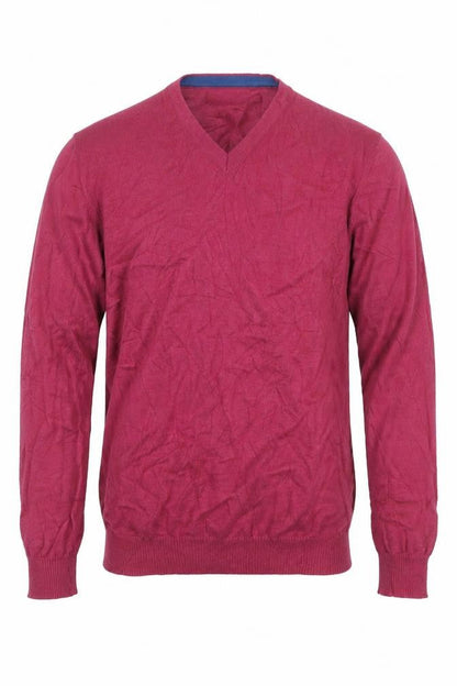 John Lewis Men’s Pink Cotton Cashmere V-Neck Pullover Jumper M