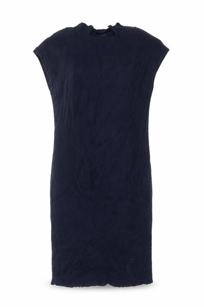 Uniqlo Women Blue S Rib Knit Cotton Jumper Dress Cap Sleeve