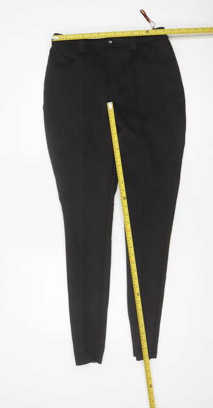 Mistress Rocks Women Black M High Rise Skinny Stretch Trousers