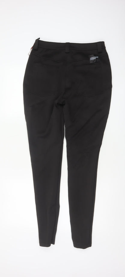 Mistress Rocks Women Black M High Rise Skinny Stretch Trousers
