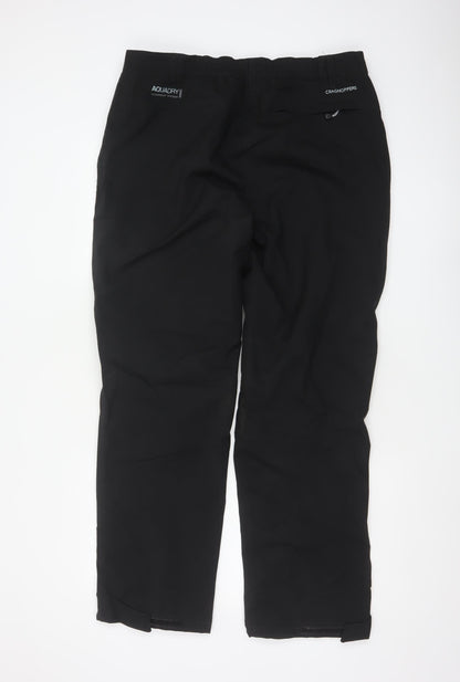 Craghoppers Women’s Black UK 16 Regular Aquadry Waterproof Rain Trousers