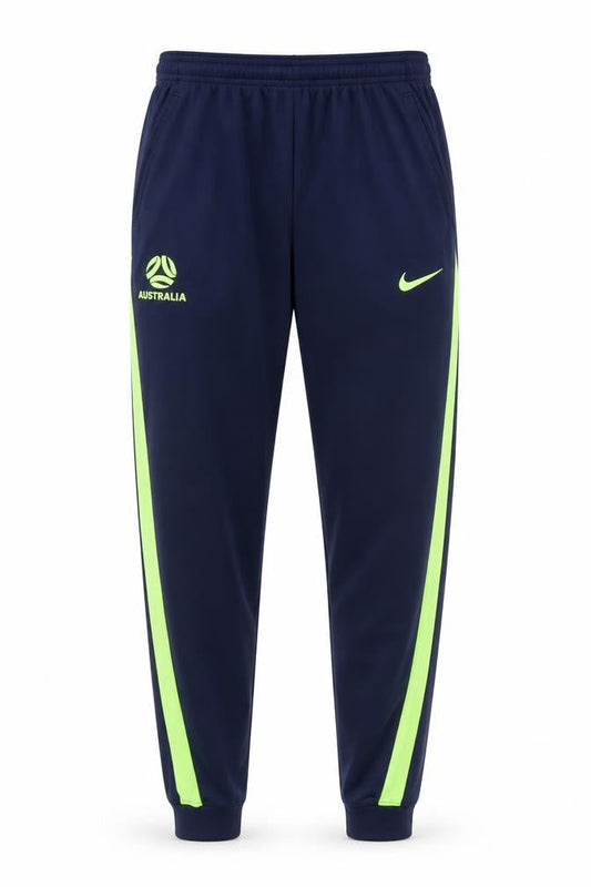Front view of Nike Men’s Blue Green M Australia Football Logo Jogger Sweatpants
