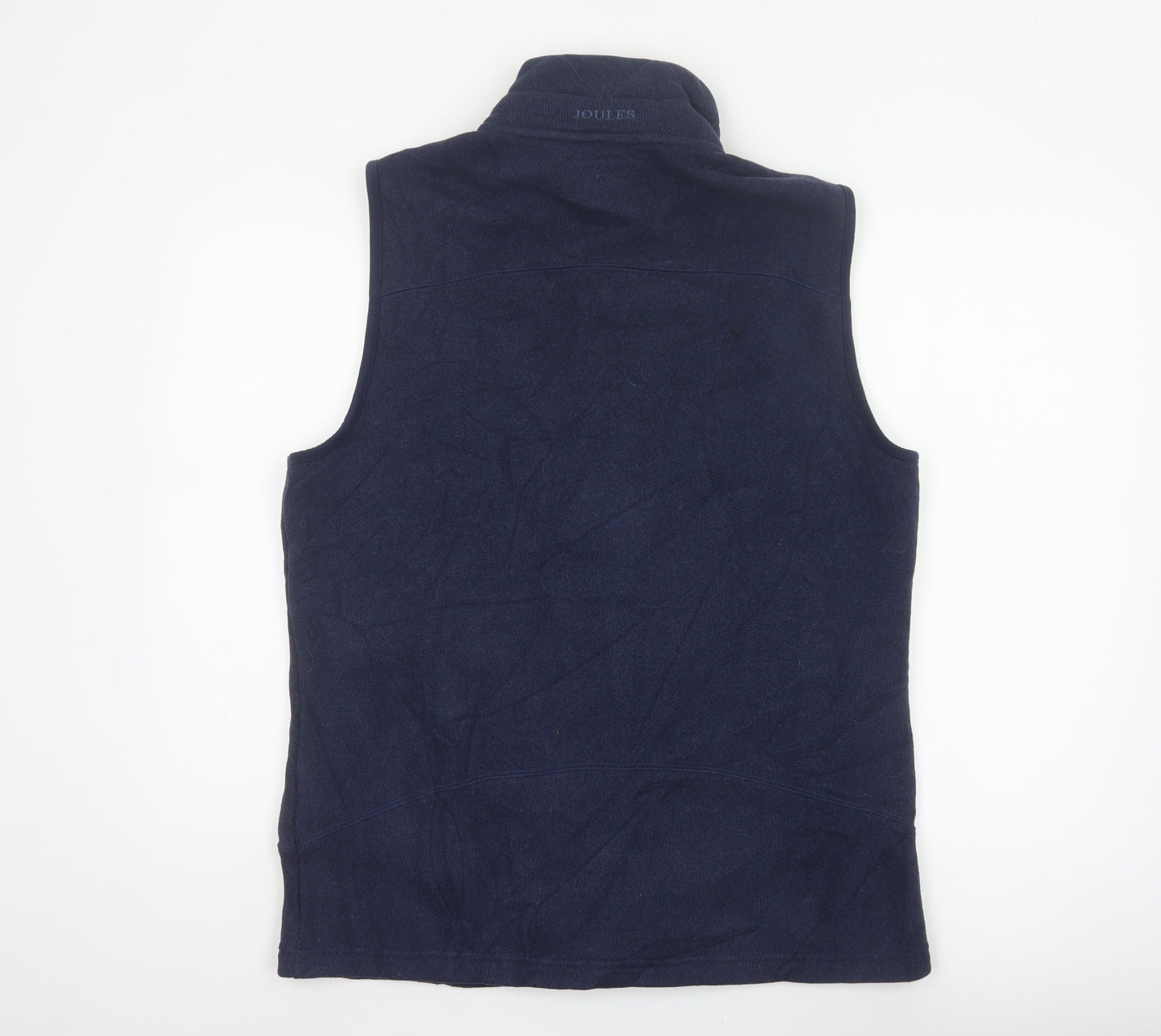 Joules Men's Blue XL Fleece Bodywarmer Gilet Full Zip Pockets