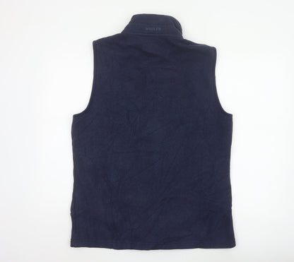 Joules Men's Blue XL Fleece Bodywarmer Gilet Full Zip Pockets