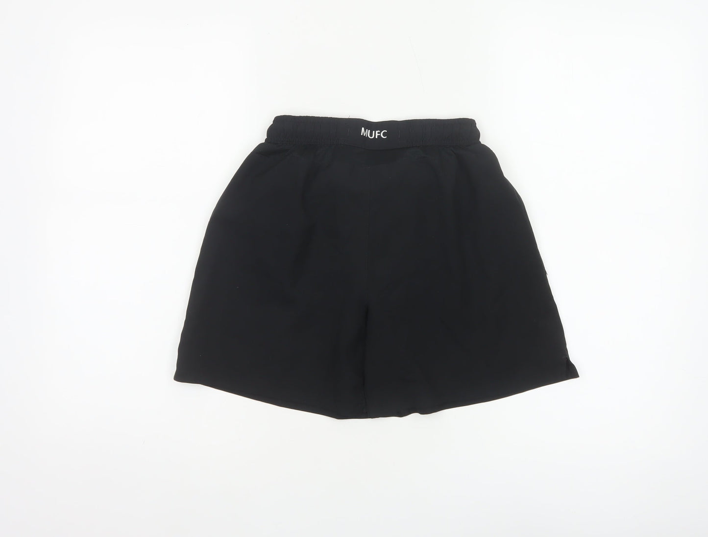 Nike Boys Black Manchester United Dri-FIT Football Shorts 10-12 Years
