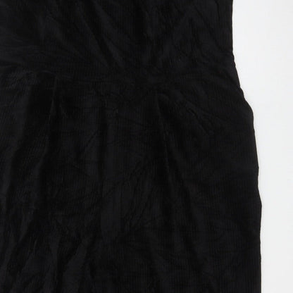 ASOS DESIGN Curve Women Black UK 26 Wide Leg Strappy Jumpsuit