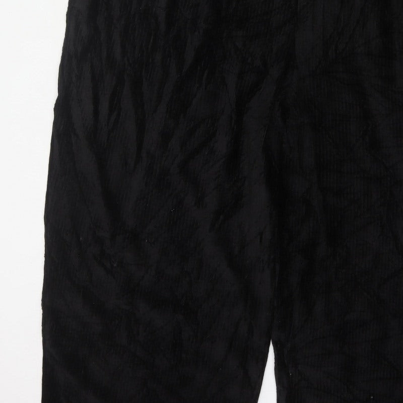 ASOS DESIGN Curve Women Black UK 26 Wide Leg Strappy Jumpsuit