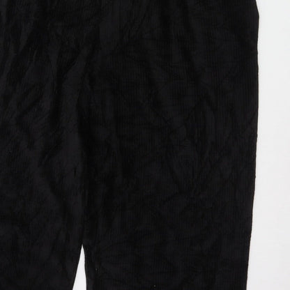 ASOS DESIGN Curve Women Black UK 26 Wide Leg Strappy Jumpsuit