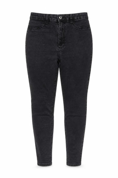 Zara Women Black Skinny High Rise Jeans UK 14 5 Pocket