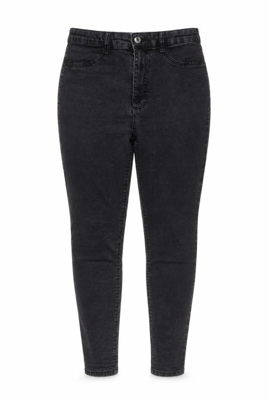 Zara Women Black Skinny High Rise Jeans UK 14 5 Pocket