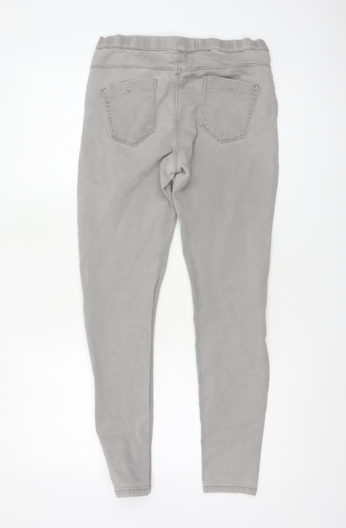Denim Co Women Grey UK 12 Skinny Stretch Denim Jeggings