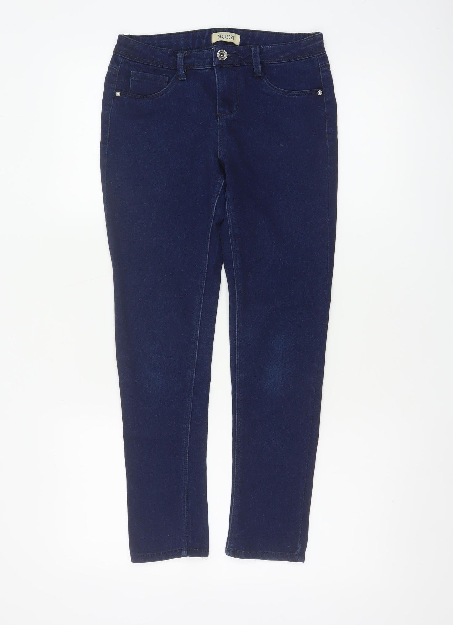 Squeeze Women’s Blue Size 12 Dark Wash Stretch Skinny Jeans