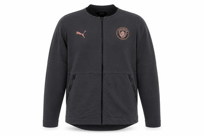 Puma Men's Black 2XL Manchester City Bomber Jacket Full Zip