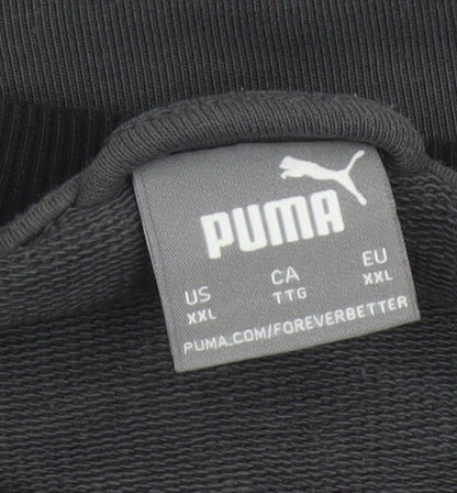 Puma Men's Black 2XL Manchester City Bomber Jacket Full Zip